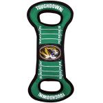 NCAA Football Field Dog Toy with Squeaker. - Missouri Tigers - for Tug, Toss, and Fetch. - Tough& Durable PET Toy