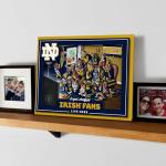 YouTheFan Officially-licensed NCAA Notre Dame Fighting Irish Purebred 3D Wall Art - Humorous original hand-drawn cartoon artwork, multi-layer, funny gift, indoor team decor