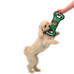 NCAA Football Field Dog Toy with Squeaker. - Missouri Tigers - for Tug, Toss, and Fetch. - Tough& Durable PET Toy