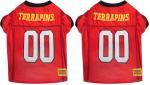 Pets First NCAA College Maryland Terrapins Mesh Jersey for Dogs & Cats, Small. Licensed Big Dog Jersey with Your Favorite Football/Basketball College Team (Pack of 2)