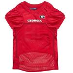 NCAA College Georgia Bulldogs Mesh Jersey for Dogs & Cats, Small. Licensed Big Dog Jersey with Your Favorite Football/Basketball College Team (Pack of 2)