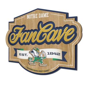 YouTheFan NCAA Notre Dame Fighting Irish Fan Cave Sign