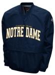 2Bhip NCAA Notre Dame Fighting Irish Adult Lightweight V-Neck Windbreaker Wind Shirt Pullover Jacket For Men