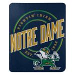 Northwest NCAA Notre Dame Fighting Irish Unisex-Adult Fleece Throw Blanket, 50" x 60", Campaign