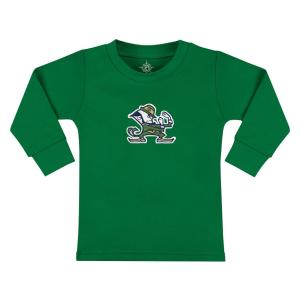 Creative Knitwear Notre Dame Green Infant Long Sleeve Tee Size 18M - Leprechaun