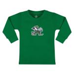 Creative Knitwear Notre Dame Green Infant Long Sleeve Tee Size 18M - Leprechaun
