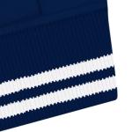 Creative Knitwear College Baby NCAA Officially Licensed Letterman Varsity Jacket - Notre Dame Leprechaun Logo - Navy - 3T