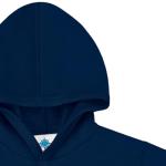 Creative Knitwear College Baby NCAA Officially Licensed Snap Hooded Jacket - Notre Dame Fighting Irish Logo - Navy - 3T