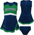 Outerstuff Girls Infant NCAA Cheer Captain Jumper Dress (US, Age, 24 Months, Notre Dame Fighting Irish) Multicolor