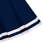 College Baby NCAA Officially Licensed Cheerleader Bodysuit Dress - Embroidered Notre Dame Fighting Irish Leprechaun Logo - Navy - 18 Months