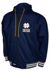 2Bhip NCAA Notre Dame Fighting Irish Jacket - Men's Navy Full Zip-up Hoodie With Pockets - Campus Jackets