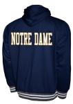 2Bhip NCAA Notre Dame Fighting Irish Jacket - Men's Navy Full Zip-up Hoodie With Pockets - Campus Jackets