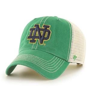 47 NCAA Notre Dame Fightin Irish Green Trawler Clean Up Adjustable Hat