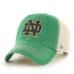 47 NCAA Notre Dame Fightin Irish Green Trawler Clean Up Adjustable Hat