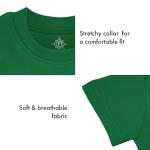 Creative Knitwear Notre Dame Fighting Irish Infant Unisex Kelly Green Solid Short Sleeve Crew Neck T-Shirt Embroidered Logo - Size 3T