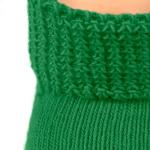 Creative Knitwear College Baby NCAA Officially Licensed Baby Bootie Sock - Notre Dame Fighting Irish Shamrock Navy/Gold Logo - Kelly - Newborn - 6 Months