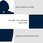 Creative Knitwear College Baby NCAA Officially Licensed Snap Hooded Jacket - Notre Dame Fighting Irish Logo - Navy - 4T