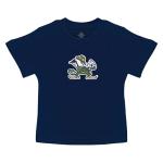 Creative Knitwear Notre Dame Fighting Irish Infant Unisex Navy Solid Short Sleeve Crew Neck T-Shirt Embroidered Logo - Size 18 Months