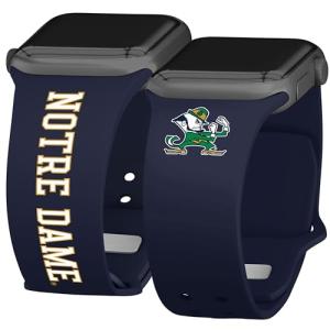 Notre Dame Fighting Irish Iconic Edition HD NCAA Watch Band Compatible with Apple Watch (38/40/41mm (42mm Series 11) Short)
