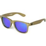 Society43 NCAA Notre Dame Fighting Irish ND-2 Gold Frame, Blue Lens Sunglasses, One Size, Gold
