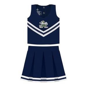 College Baby NCAA Officially Licensed Toddler/Youth Cheerleader Dress, Notre Dame Logo, Navy, Size 2T