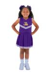 College Baby NCAA Officially Licensed Toddler/Youth Cheerleader Dress, Notre Dame Logo, Navy, Size 2T