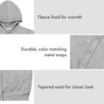 Creative Knitwear College Baby NCAA Officially Licensed Snap Hooded Jacket - Notre Dame Fighting Irish Logo - Oxford - 3T