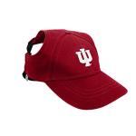 Littlearth NCAA Indiana Hoosiers Pet Baseball Hat, Team Color, Large