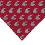 Washington State Cougars Officially Licensed Bandana for Dogs and Cats | Fits Pets Great Gift Idea | Easy-to-Tie (Small, 13")