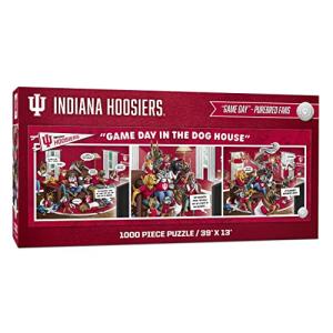 YouTheFan NCAA Indiana Hoosiers Game Day in The Dog House 1000pc Puzzle