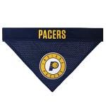 NBA Dog Bandana - Indiana Pacers Reversible Pet Bandana. 2 Sided Home & Away Sports Bandana with a PREMIUM Embroidery TEAM Logo, Small/Medium