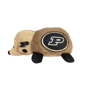 NCAA Purdue Boilermakers Plush Hedgehog Toy for Dogs & Cats, Cool Soft Pet Toy for Fun and Interactive Play, Dog Chew Toy with Squeaker, Licensed Hot Pet Toy