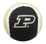 NCAA Purdue Boilermakers TENNIS BALLS for DOGS & CATS - 2 piece set with Team Logo in Vibrant Team Color
