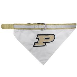 Pets First Collegiate Pet Accessories, Collar Bandana, Purdue Boilermakers, Large