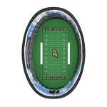 StadiumSpot Officially Licensed NCAA Premium Oval Dog Bed, Purdue, Large