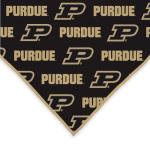 Purdue Boilermakers Officially Licensed Bandana for Dogs and Cats | Fits Pets Great Gift Idea | Easy-to-Tie (Large, 28")