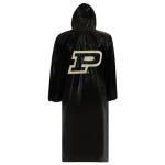 Pets First NCAA Purdue Boilermakers Sporty Waterproof Rain Poncho for Adults, Elastic Sleeves Rain Coat for Rainy Weather for Men and Women