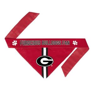 Littlearth NCAA Georgia Bulldogs Pet Bandana, Team Color, Medium