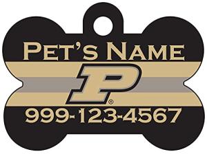 Purdue Boilermakers Pet Id Dog Tag | Officially Licensed | Personalized for Your Pet