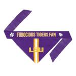 Littlearth NCAA LSU Tigers Pet Bandana, Team Color, Small