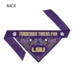 Littlearth NCAA LSU Tigers Pet Bandana, Team Color, Small
