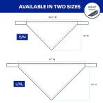 NCAA Alabama Crimson Tide Personalized Tie Bandana for Dogs & Cats, Size Small/Medium. Custom Dog Bandana Scarf Bib for Pet Cat Dog. The Ultimate Game-Day & Party Customizable Bandana