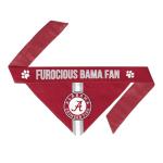 Littlearth NCAA Alabama Crimson Tide Pet Bandana, Team Color, Small