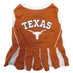 Pets First NCAA Texas Longhorns Dog Cheerleader Outfit, Small