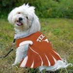 Pets First NCAA Texas Longhorns Dog Cheerleader Outfit, Small