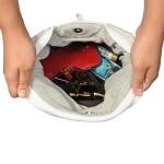 Littlearth NCAA Purdue Boilermakers Hoodie Purse, Team Color, 9.5” x 15.5” x 4”