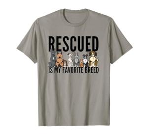 Dog Lovers T-Shirt for Women Men Kids - Rescue Dog Shirt T-Shirt