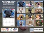 Rescue Dog Calendar 2026 Monthly Wall Calander 12 Month Dogs Gifts For Dog Lovers | American Made In The USA