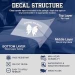 We Rescue Them They Rescue Us Car Decals Dog Paws, Mental Health Vinyl Sticker, Love Dog, Cat Mom, Car Accessories, Love Animal Waterproof 6 Inches Bumper for Mom Dad Friend