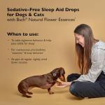 Rescue Pet Sleep Dropper - 10 mL - Sleep Aid for Dogs & Cats with Bach Natural Flower Essences - Sedative-Free, Homeopathic Liquid Formula - For All Breeds, Ages & Weights